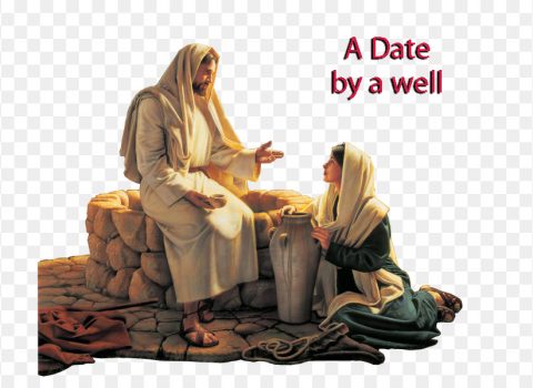 A date by the well