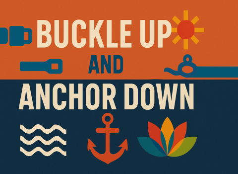 Buckle Up and Anchor Down! by Tom Hollis