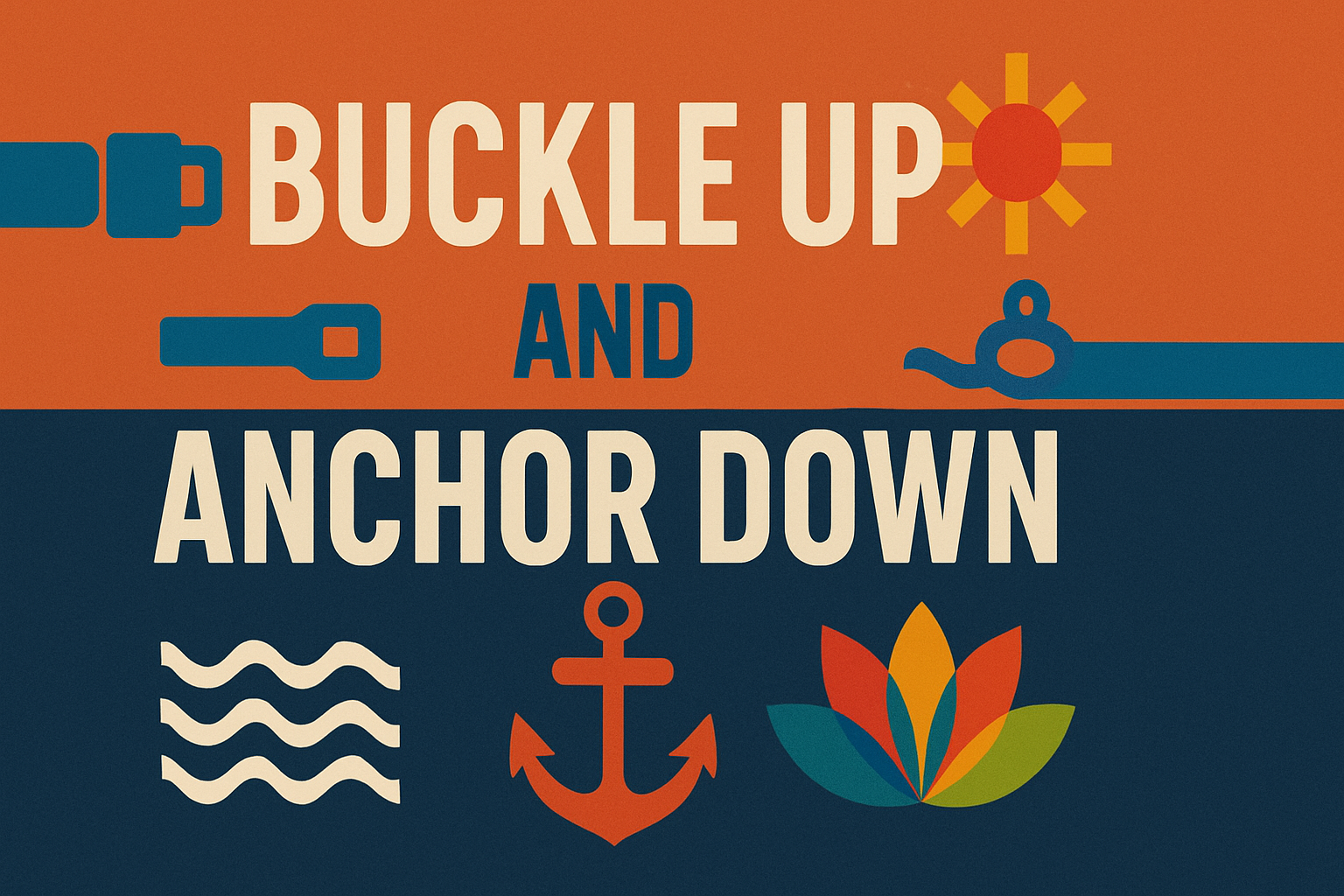 Buckle Up and Anchor Down! by Tom Hollis