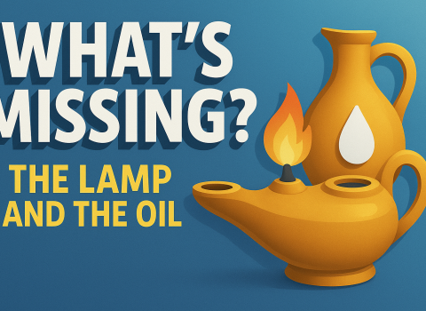 What’s missing? Lamps and oil!